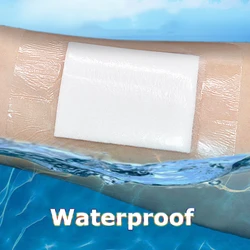 Pansement imperméable pour les grandes plaies, 40 pièces, bande médicale transparente pour la natation et le bain, protection des plaies