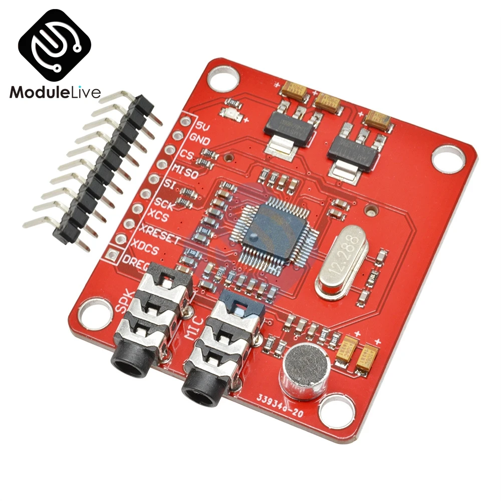 VS1053 VS1053B MP3 Module For Arduino Breakout Board With Card Slot VS1053B Ogg Real-time Recording For Arduino