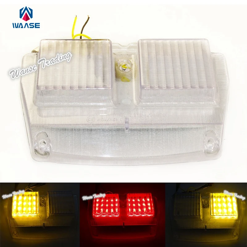 

E-Marked Rear Tail Brake Turn Signal Integrated Led Light Clear For 1994 1995 1996 1997 1998 DUCATI 916 SP/SPS Biposto Monoposto