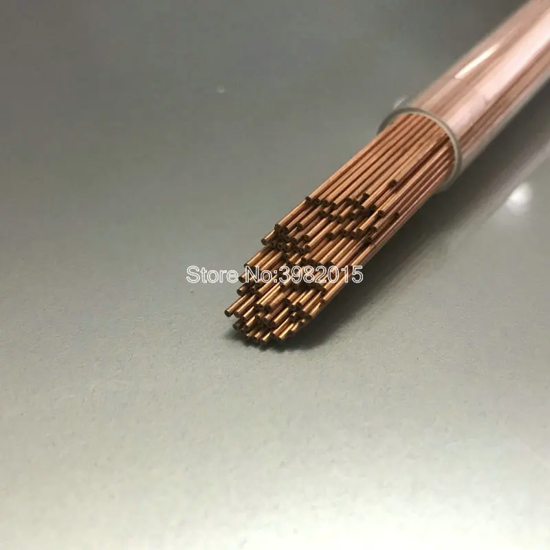 Copper Electrode Tube Single Hole OD0.8*400mm for WEDM Drilling Machine