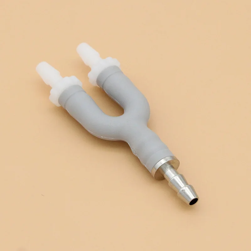 10pcs NIBP blood pressure cuff dual tube air hose Y adapter connector to GE Marquette/NihonKohden Adult/Neonate/Infant cuff.