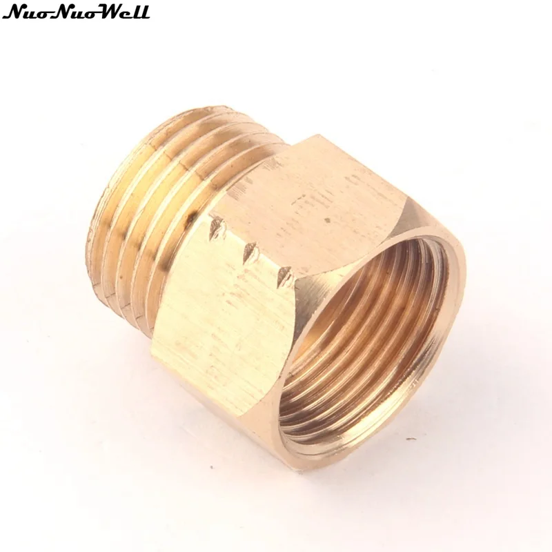 

G 1/2'' Male Thread To 22mm Female Thread Brass Straight Connector Pure Copper Thicken Garden Irrigation Thread Part Connection