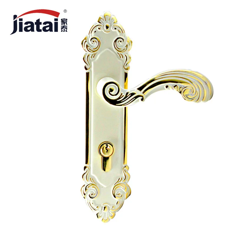 Thai high-end hardware home antique ivory European simple door lock to open the door ZL249233