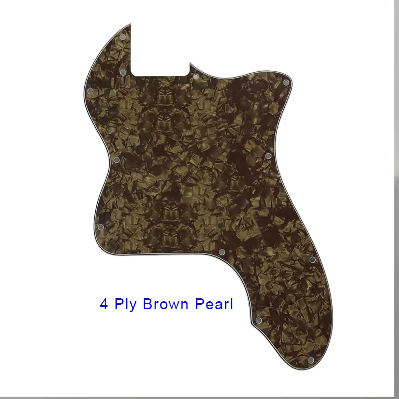 Pleroo Custom Guitar Parts - For US FD DIY Classic Series\'72 Thinline Tele Telecaster Guitar Pickguard Blank Scratch Plate