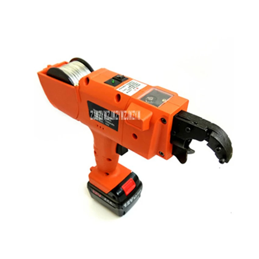 DLV6811 Automatic Rebar Tying Tools Portable Steel Bar Binding Machine 6-25mm Rebar Tying Machine , Double Battery 3000MAH 12V