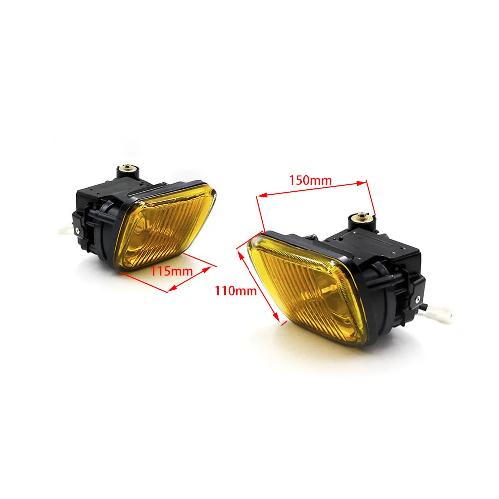 Fog light Fog lamp For HONDA CIVIC 1996-1998  2/3/4DR Yellow/Clear Fog Lights Driving Lamp with Switch BX100477