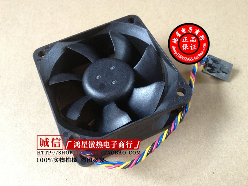 Free Shipping For FOXCONN PVA060G12L -P00-AB DC 12V 0.20A 4-wire 4-pin connector 80mm 60x60x25mm Server Square Cooling fan