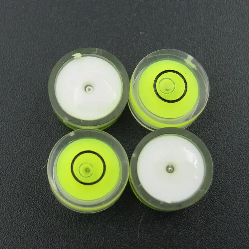 HACCURY 11.8*6mm High Accuracy spirit Level of beads Arcylic Round Mini bubble level tools horizontal instrument