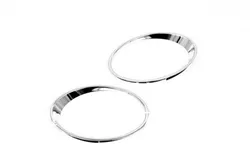 Chrome Front Fog Light Trim For Hyundai Santa Fe 2007-2009