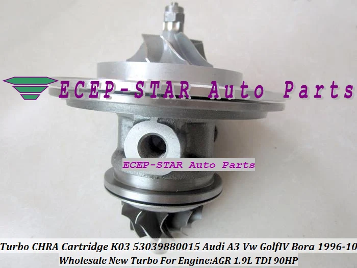 Turbo CHRA Cartridge K03 53039880015 53039700015 038145701A 038145701AX 038145701AV 038145701D For AUDI A3 For VW Golf Bora 1.9L