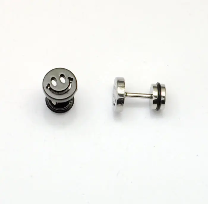 

Titanium stud earring heterochrosis brief stainless steel stud earring earrings 2247