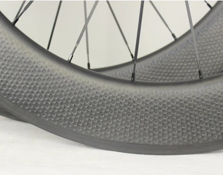 

Super Tubular Dimple Wheelset 80mm U Shape Clincher 25mm Width Road Bike Wheel Toray T800 Carbon Weave UD OEM Decal Free Offer