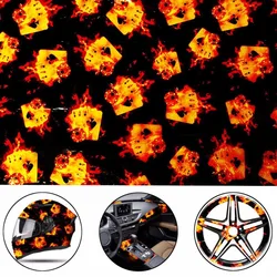 JX-LCLYL 0.5*1m Cool Fire Poker PVA Hydrographic Film Water Transfer Art Printing Film