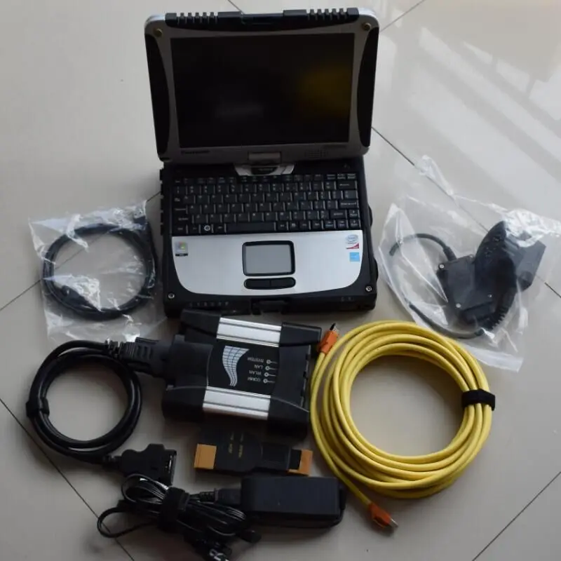 Diagnostic TOOL with Software FOR BM*W Icom Next a B C + HDD1000gb Expert Mode Computer CF19 Rugged PC 4g I5 LAPTOP WINDOWS10