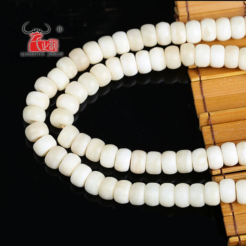 15PCS Natural yak bone beads Tibetan rosary beads DIY jewelry accessories.hole 1.5mm.