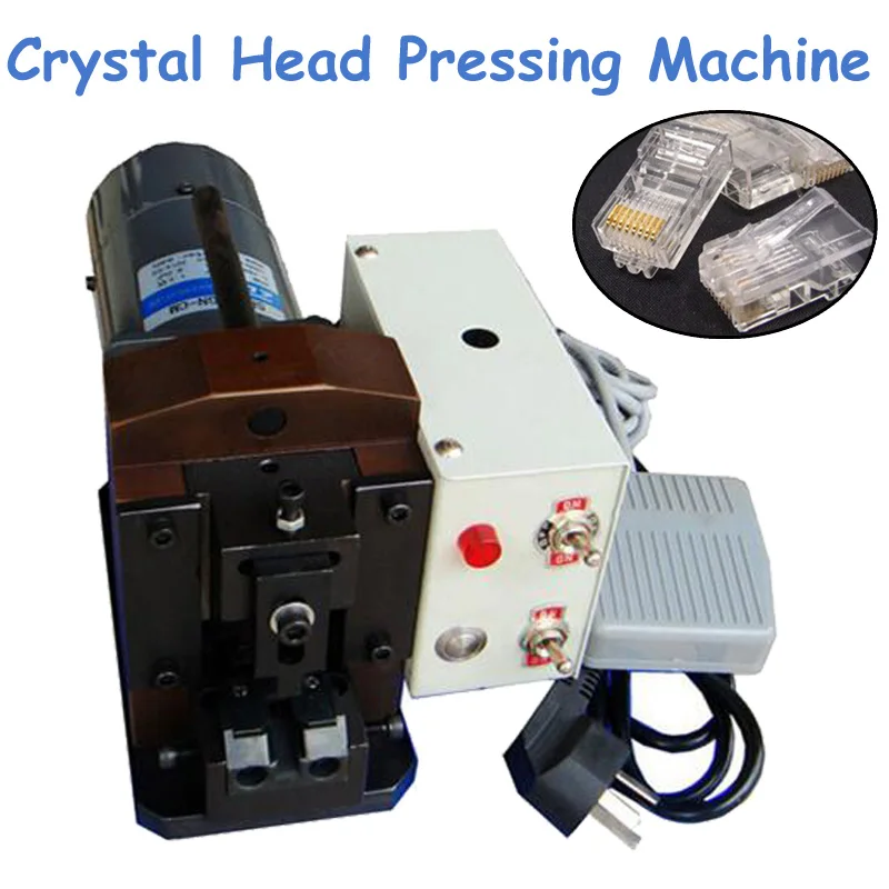 Telephone and Network Line Terminal Crimping Machine Crystal Head Pressing Machine PC Head Pressing Machine XW-90W