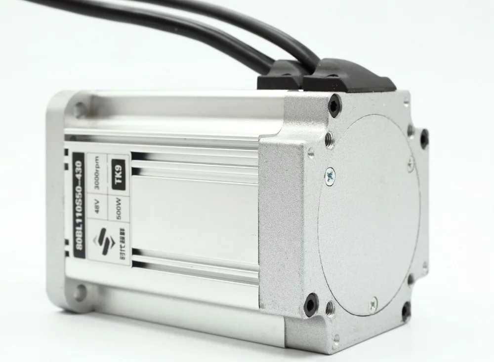 Imagem -06 - Bldc Brushless dc Motor Flange Quadrada Comprimento do Corpo 110 mm 48v 500w 3000rpm