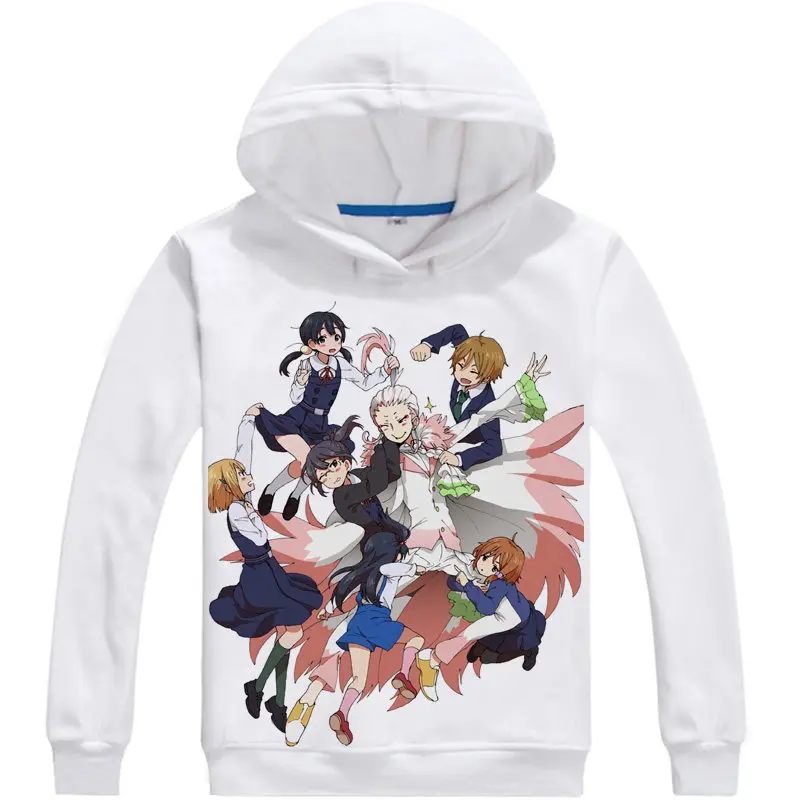 Tamako Market Hoodie Anime Tamako Kitashirakawa Dera Mochimazzi Cosplay white hoodies Cute Sweatshirts Japanese Cartoon Fans