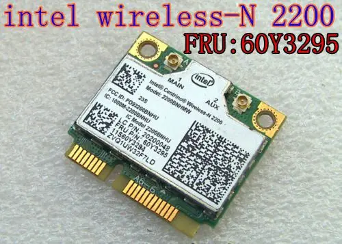 Intel Wireless-N 2200 2200BNHMW N 2200 For T430 W530 T530 X230T wireless network mini pcie half card 60y3295 WIFI card