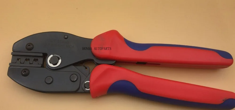 

LY-2546B crimping pliers MC4 pv line capacity 2.5/4/6mm2 14-10AWG solar connector suit D1 wire stripping cutting tools