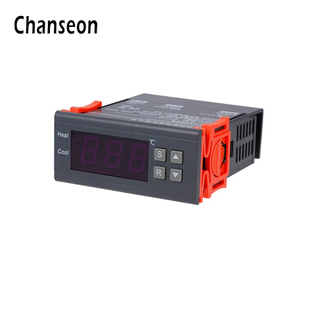 Chanseon 10A 12V Digital Temperature Controller Thermostat + Sensor Thermocouple -40 to120 Degree Thermal Regulator Controlador