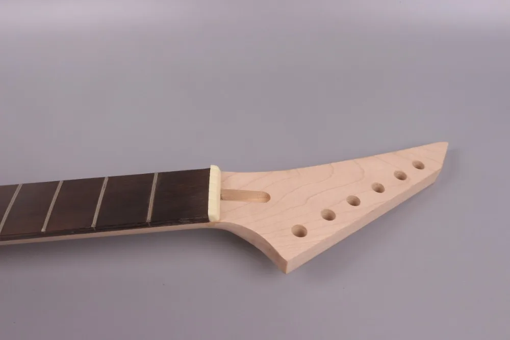 electric guitar neck 24 fret 25.5\'\' maple Locking nut JKX style yinfente 010# Locking nut left hand have 24 fret
