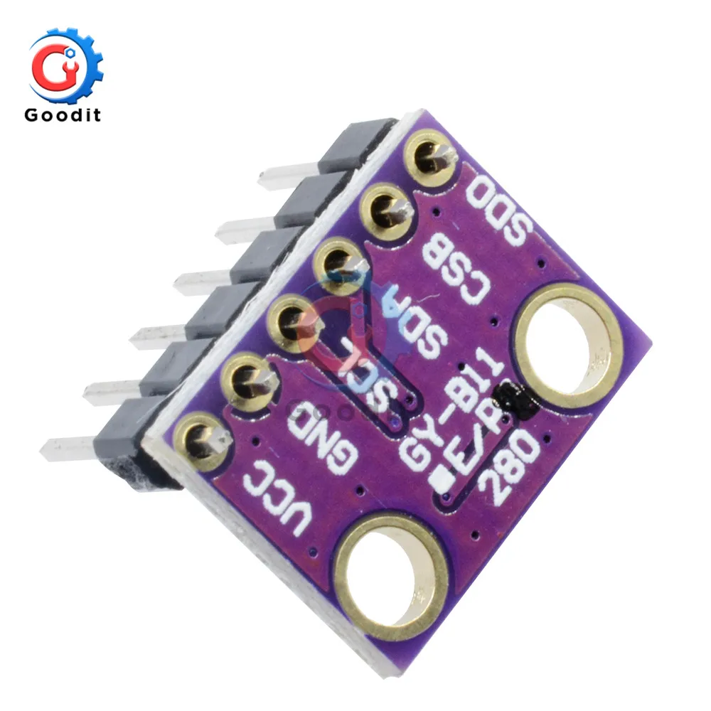 I2C / SPI BMP280 3.3 디지털 기압 고도 센서, 고정밀 대기모듈, arduino용, BMP180 교체용