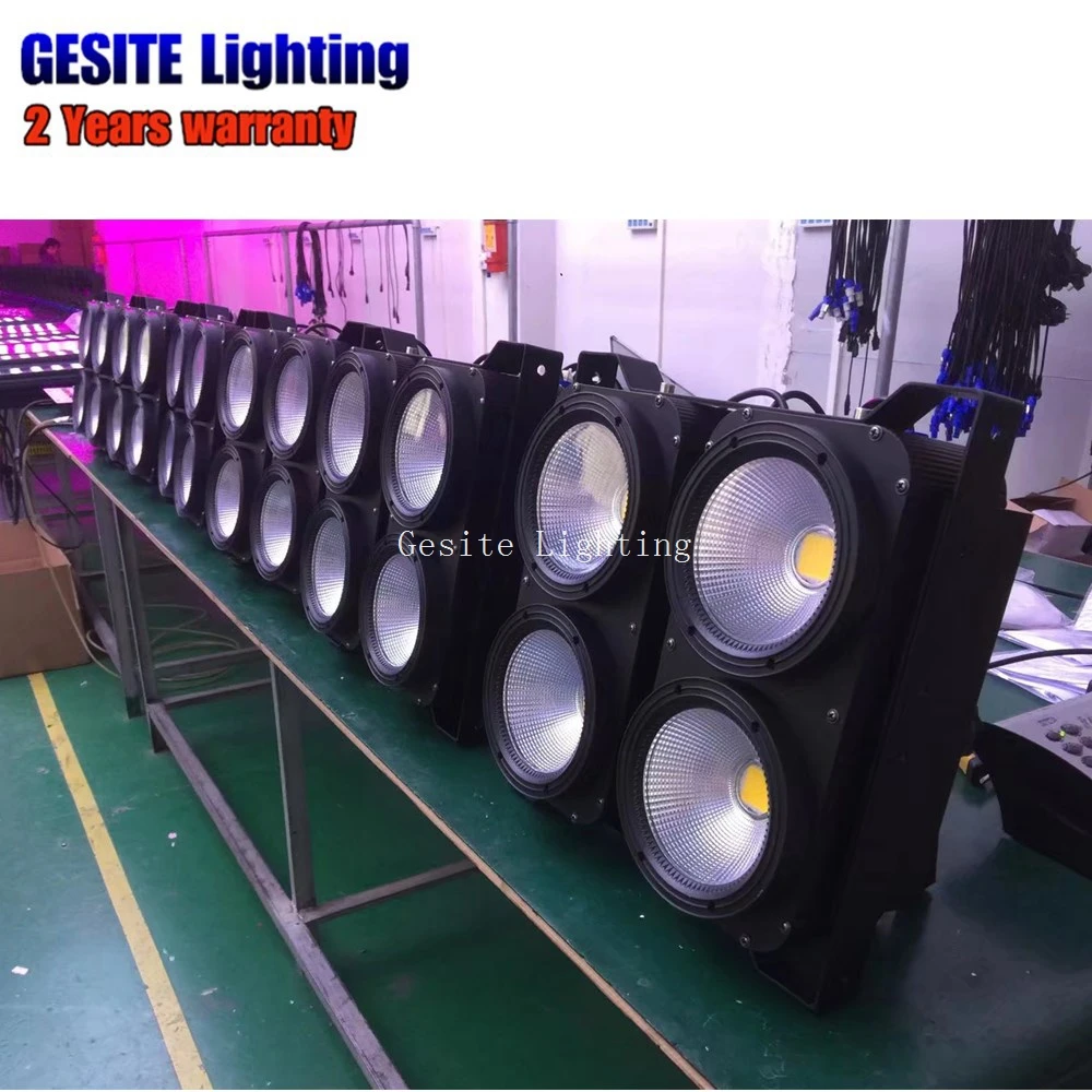 

4PCS/LOT Combination 4x100W blinder 4eyes COB DMX Stage Lighting