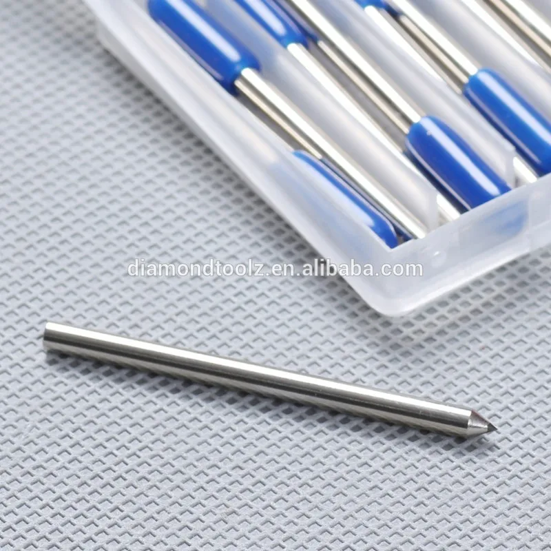 Talentool 2pcs/lot Natural Diamond  Engraver Drag Bit with 120 degree Dia 3.175mm for Engraving Metal Glass Stone Glod