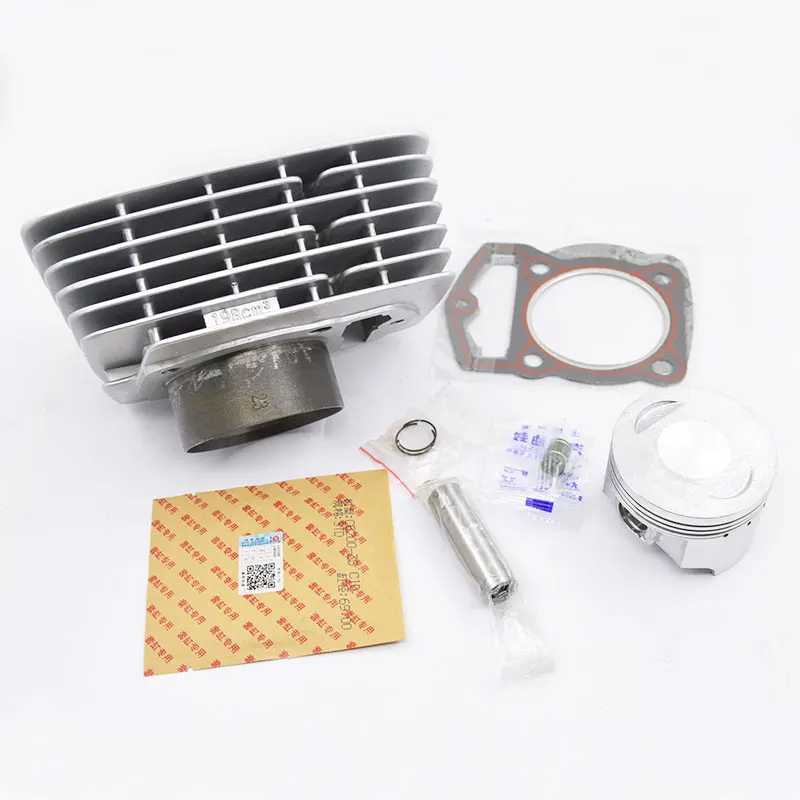 Motorcycle Cylinder Piston Ring Gasket Kit 69mm Bore 198cm3 For Zongshen CB200 WY198 CB 200 WY 198 200cc Off Road Dirt Bike