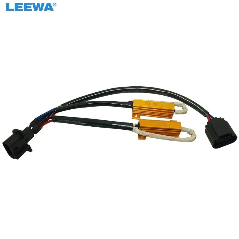 

LEEWA 1pc H13 Resistor Harnesses LED Decoder LED Warning Canceller For LED Car Light #CA5331