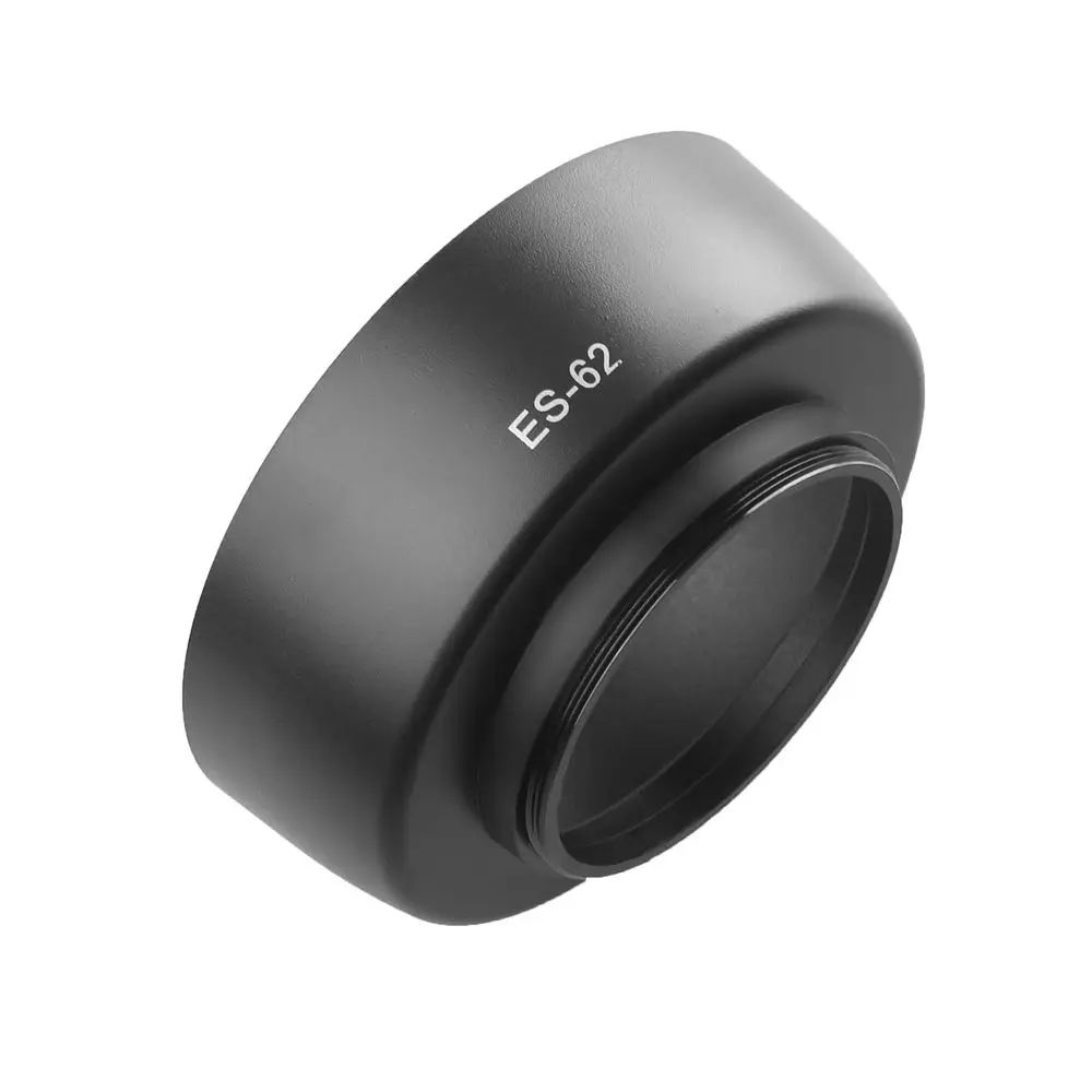 ES-62 Lens Hood for Canon EOS EF 50mm F/1.8 II ES62 Lens Twist Lock Camera Lens Hood Camera Accessories