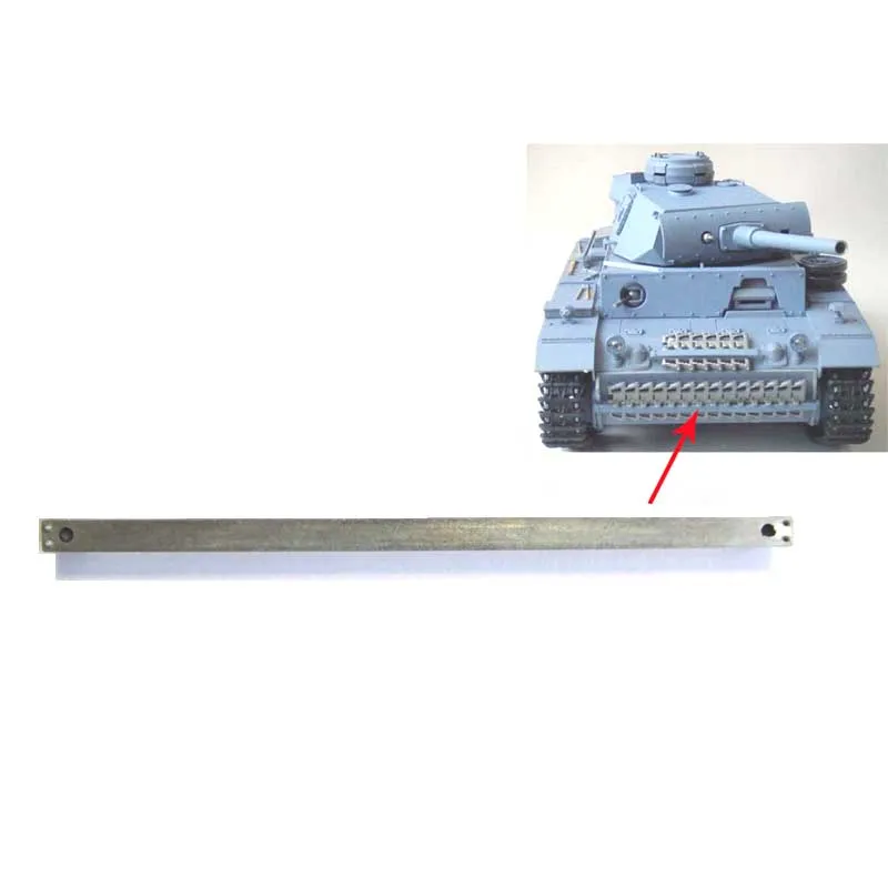 Mato Panzer III Front Plate Spare Track Metal Mount for 1/16 1:16 RC Panzer III tank