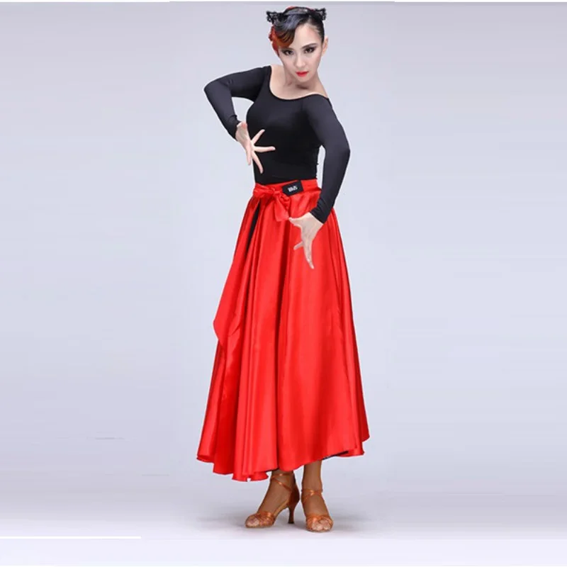 Lady Latin Dance Skirt Female New Pasodoble Dance Skirt Cape Performance Competition Wear Female Dancing Wear  B-6824