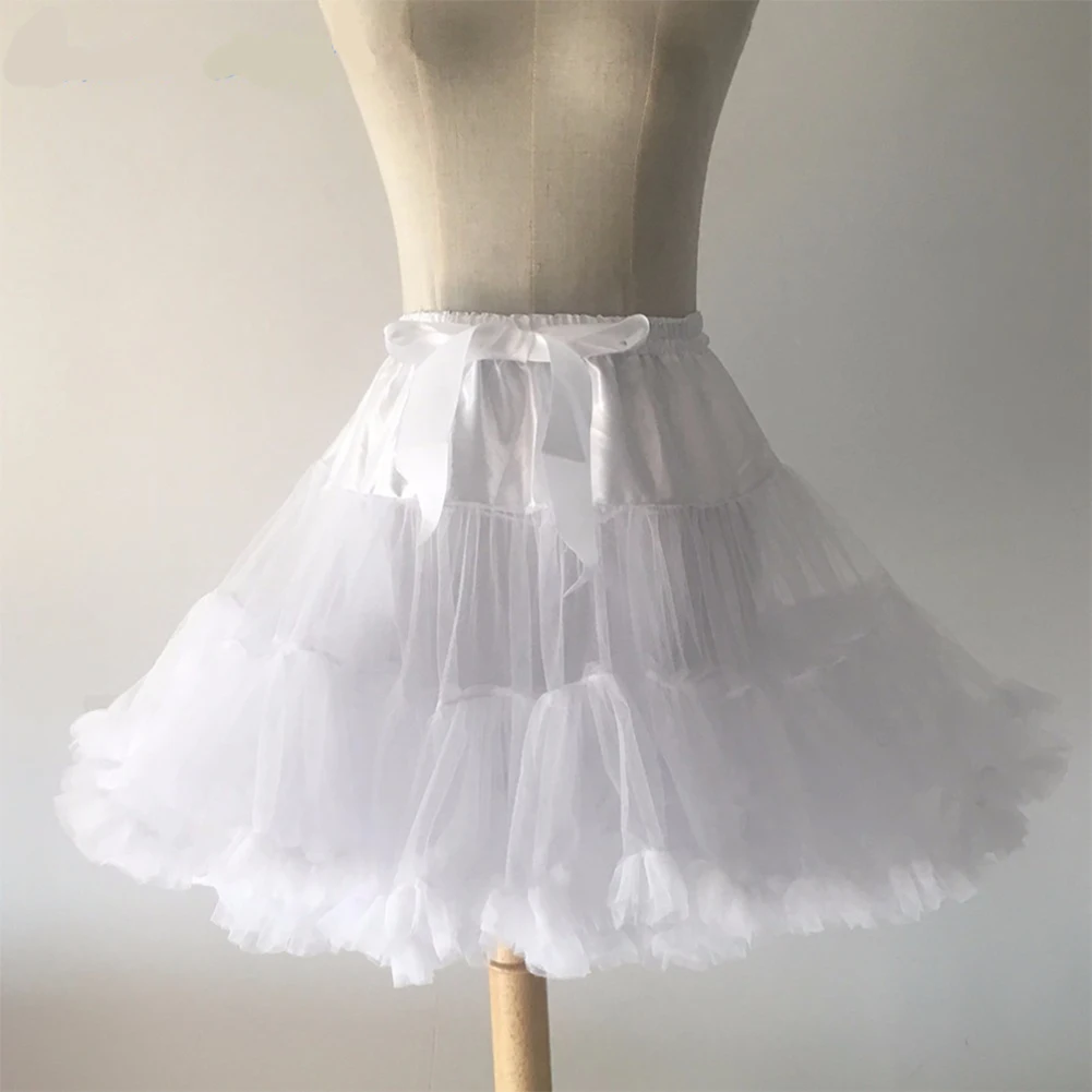 2018 New Arrival Wholesale In Stock Girls Petticoat Skirts Tutu Tulle Crinoline Underskirt Hot Sale