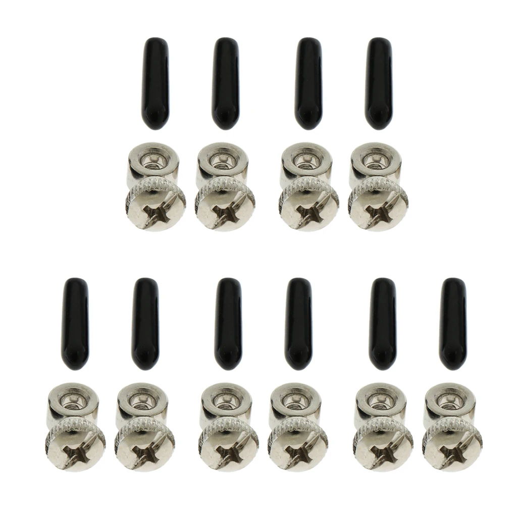 5 Sets Spare Speed Jump Rope Screws End Caps for Speed Cable Jump Skipping Ropes Cord End Caps Parts Cables Accessories Parts