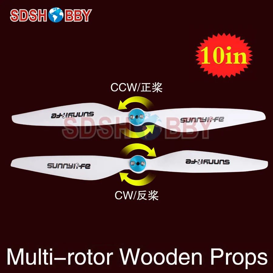 

Sunnylife 10x3.3in Multi-rotor Propellers / 10*3.3in CW & CCW Propellers 1033-One Pair