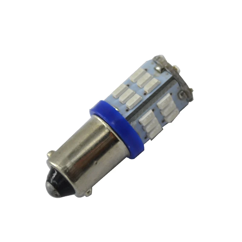 

100Pcs Car 12V BA9S 30 SMD 3014 Led 0.15A Bulbs T4W Car Styling Led Indicator Light Parking Lamp Turn Light 300Lm Screw Base Led