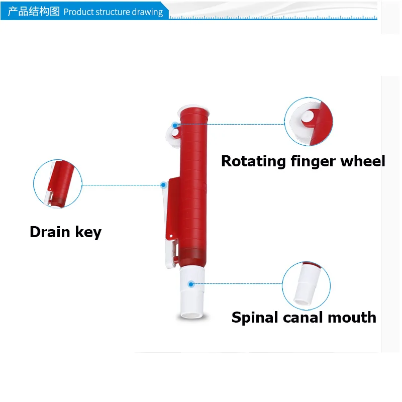 JOANLAB DLab Fast Release Pipette Pump, Pipettor Pump Adapted To Pipette Use Dragon Lab Manual Pipette VOL.2 ml/10ml/25ml