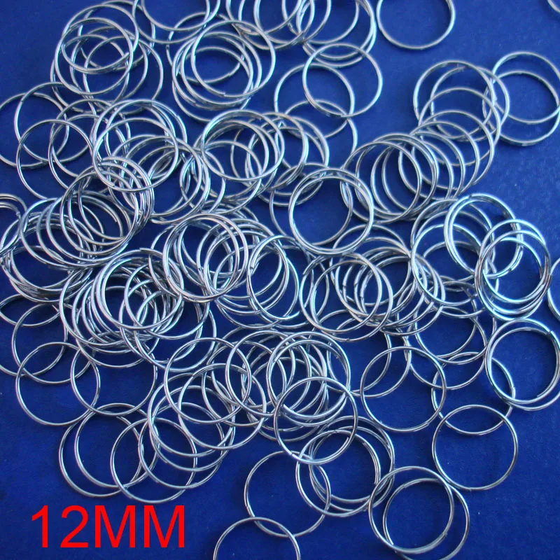 

5000pcs/lot Chorme color 12mm Crystal Chandelier Connector Of Metal Rings Lamp Parts Connector Metal connectors