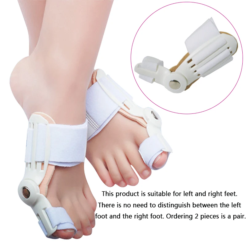 1Pcs/2PCS Toes Eversion Device Hallux Valgus Pro orthopedic Braces Toe Correction Feet Care Corrector Thumb Big Bone Orthotics