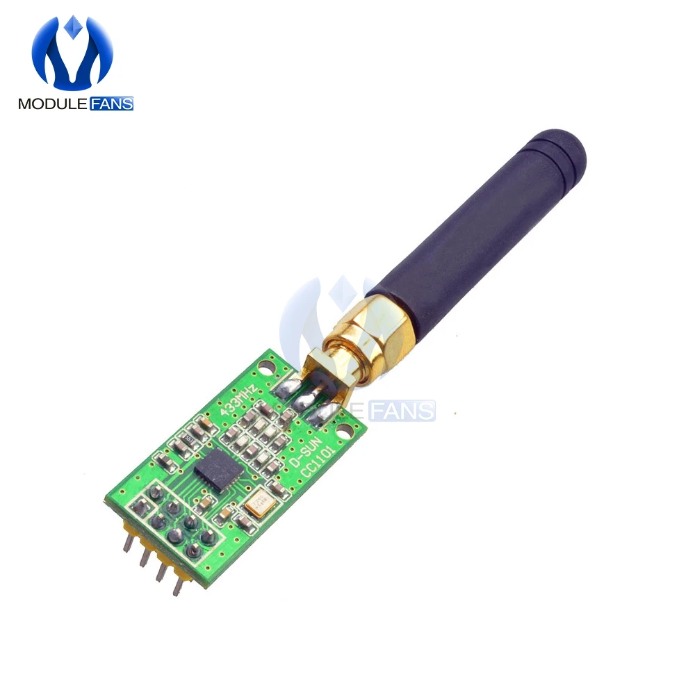 CC1101 Wireless RF Transceiver Board 315MHZ 433MHZ 868MHZ 915MHZ SMA Antenna Wireless Module 30mA GFSK MSK Modulation