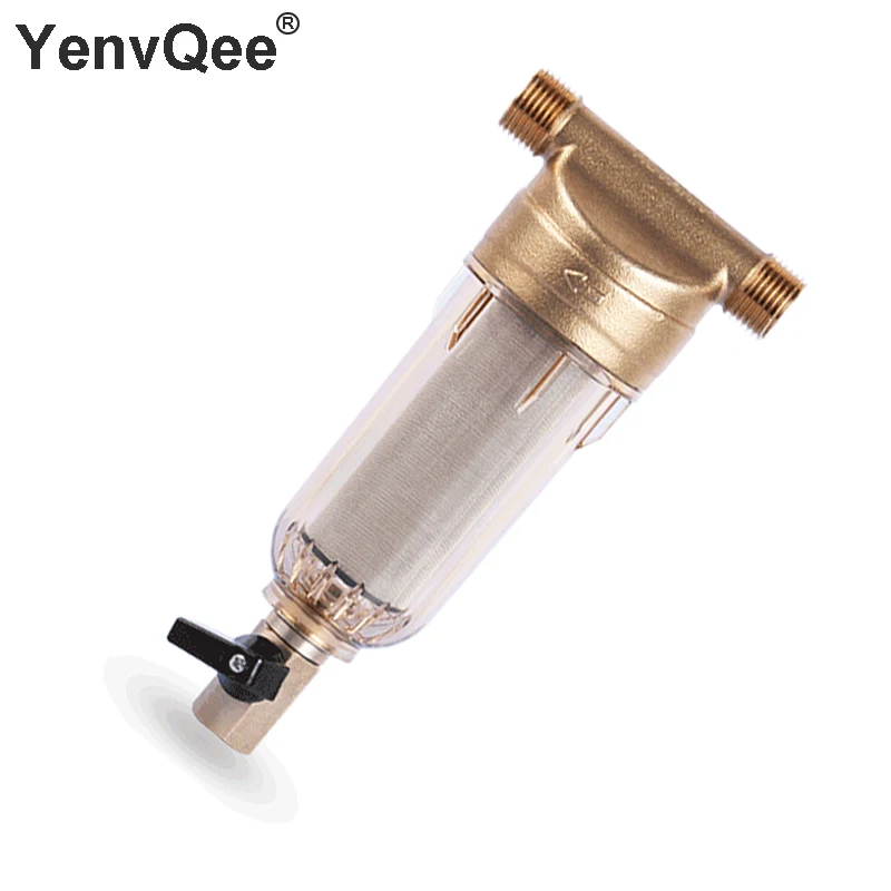 1/2 Inch Copper Port Cleaner Pre-Filter Household  Water Purifier Health Household Water Filter Pipes Whole Central Descaling