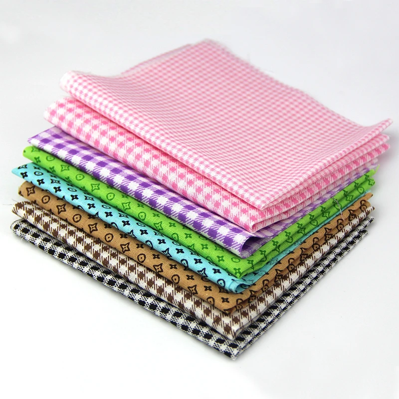 50 Pcs 10*10cm Cotton Fabric  diy Patchwork Handmade Charm Pack Patchwork Bundle Fabrics DIY Textiles Fabric Sewing Scrapbook