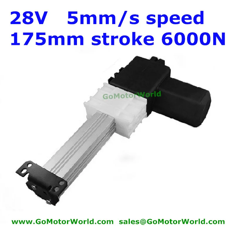 28V Okin/Dewert recliner chair 175mm stroke 5mm/s speed 6000N load customized linear actuator motor