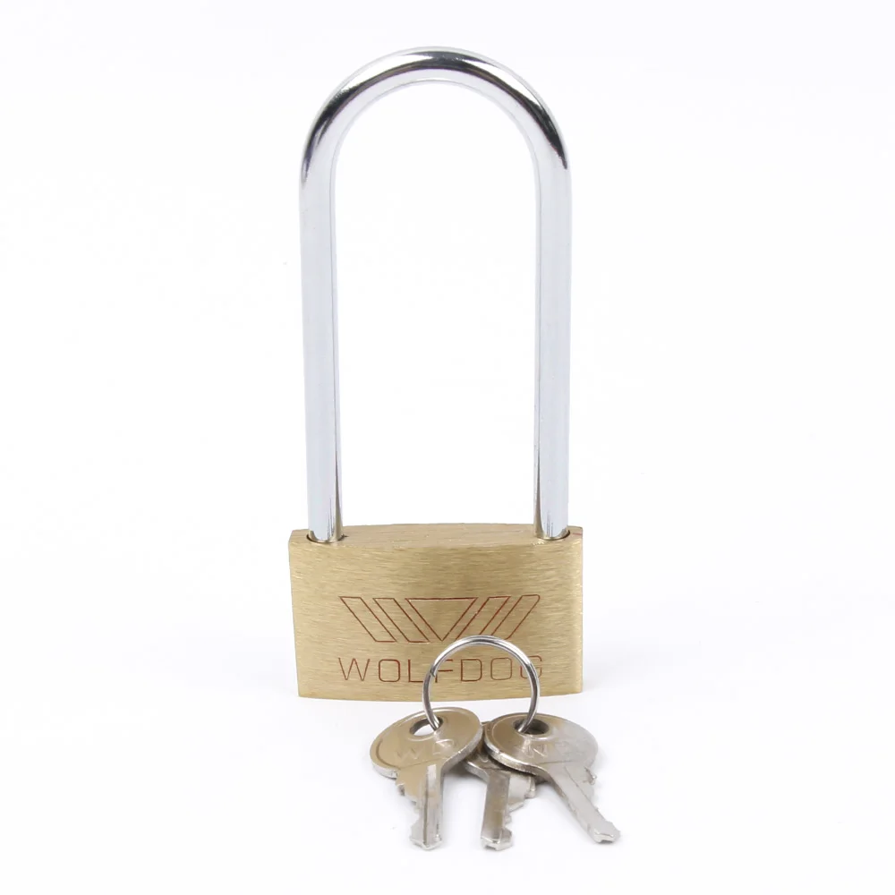 

New Brass Padlock Long Shackle Travel Luggage/Suitcase/Gate Lock Security 3 Keys Durable About 20x30.5x7mm Excellent Quality