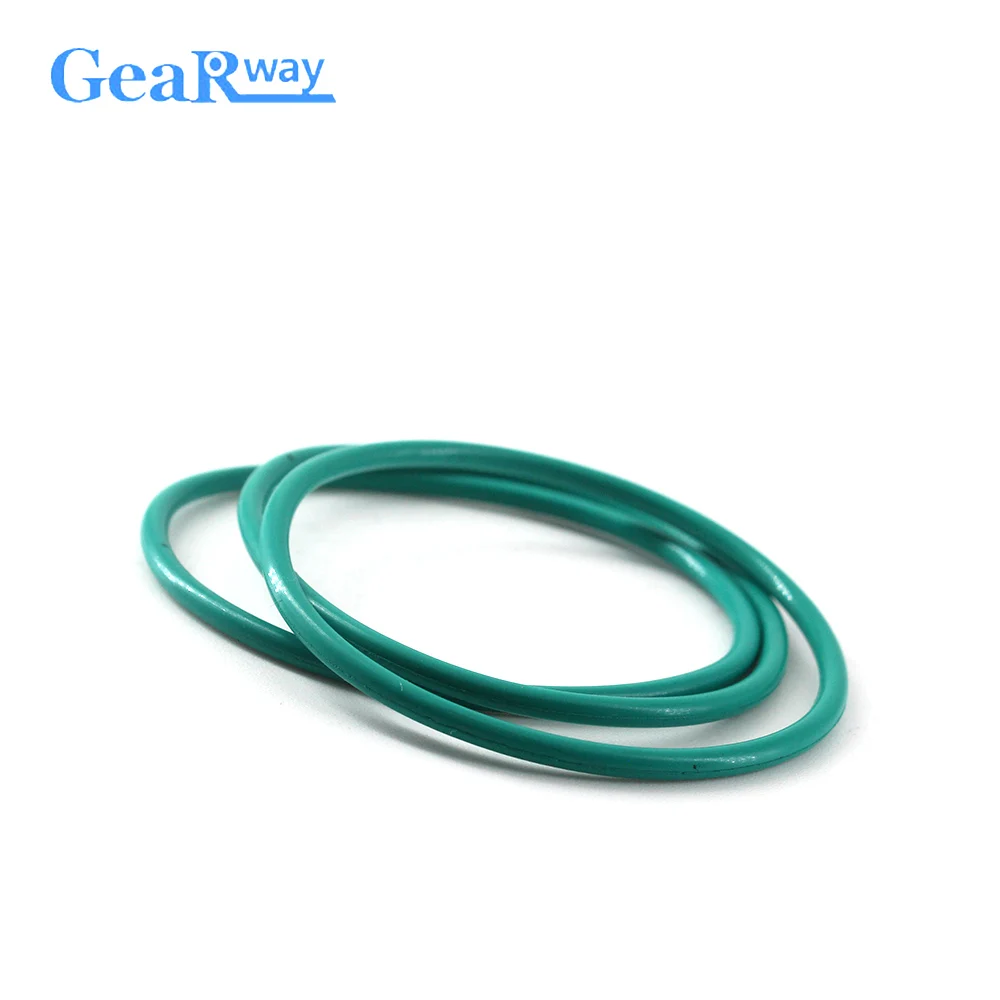 

Gearway Green FKM O Ring Seal 2.5mm thickness O Ring Sealing Gasket 24/25/26/24/43/44/45mm OD 70SH Hardness O Ring Seal Washer