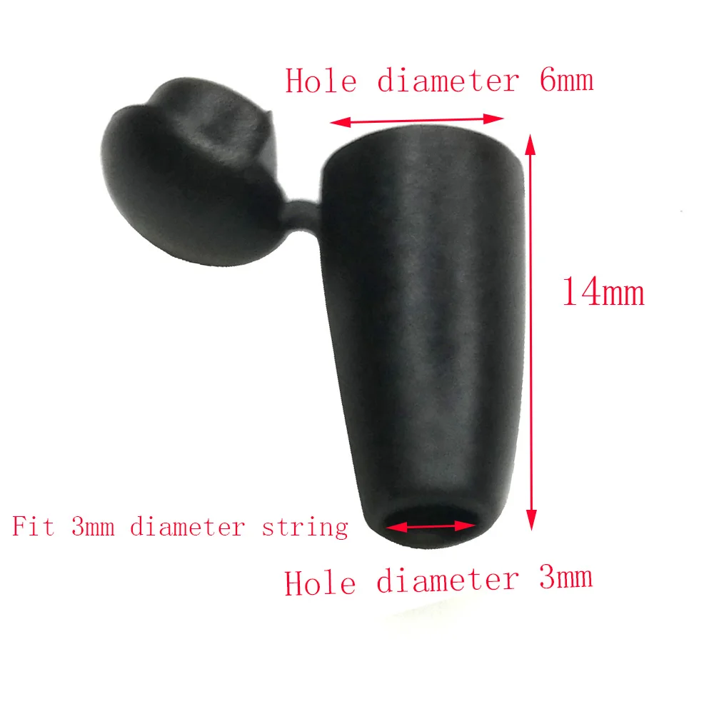 Plastic Cord End Bell Stopper Toggle Clip Lock For Backpack Shoelace clothing DIY Sewing