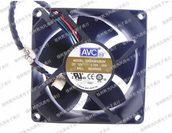 

AVC 80*80*32 8CM 12V 0.7A DASA0832B2M 3 line double ball server fan