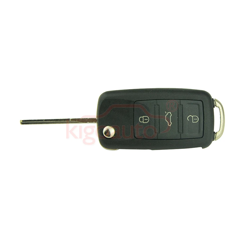 Kigoauto VW 투아렉 원격 키, 3 단추 434 Mhz HU66 3D0959753 AA, VW 투아렉 2002-2009 PCF7946 칩 HU66 블레이드